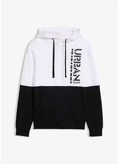 Felpa con cappuccio, slim fit, bonprix