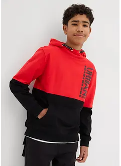 Felpa con cappuccio in puro cotone biologico, bonprix