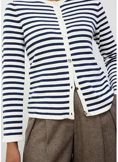 Cardigan in misto seta, bonprix