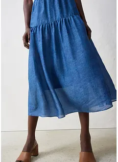 Gonna lunga in misto seta, bonprix