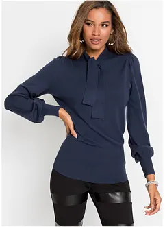 Maglione in filato fine di misto viscosa morbido, bonprix