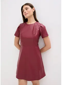 Abito corto in similpelle, bonprix