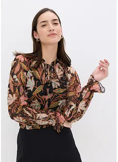 Maglia lunga in mesh morbido, bonprix