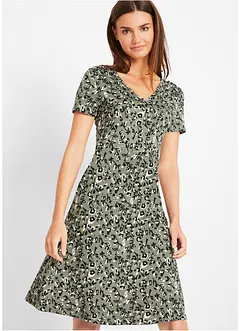 Abito in maglina di misto viscosa fluente, bonprix