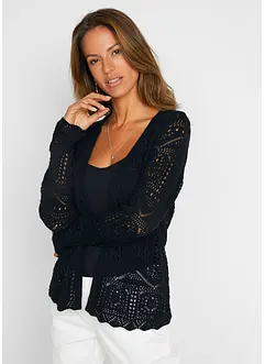 Cardigan traforato, bonprix