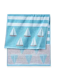 Asciugamano con barche, bonprix
