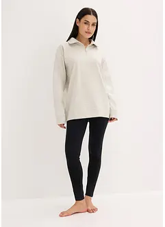 Tuta da casa in felpa con leggings, bonprix