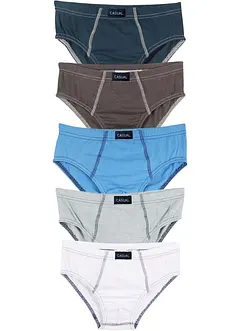 Slip con cotone biologico morbido (pacco da 5), bonprix