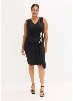 Abito di jersey con applicazione di strass, bonprix