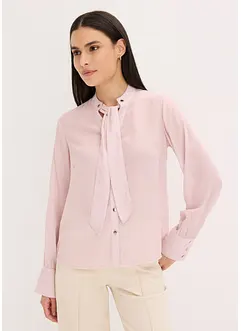 Camicetta di chiffon con fiocco staccabile, bonprix