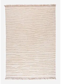 Tappeto Kilim con struttura a rilievo e frange, bonprix