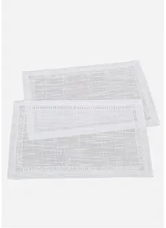 Tovagliette americane con ricamo traforato (pacco da 2), bonprix