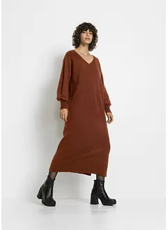 Abito midi in maglia oversize, bonprix