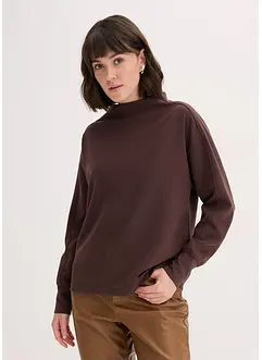 Felpa overzize effetto neoprene, bonprix