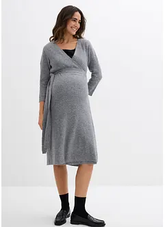 Abito prémaman / da allattamento in maglia a coste supersoft, bonprix