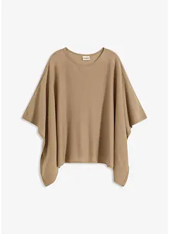 Poncho corto in lana, bonprix