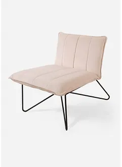 Poltrona con struttura di metallo, bonprix