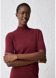 Maglione a collo alto in morbido misto lana, bonprix