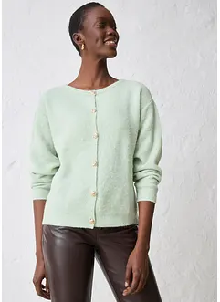 Cardigan in misto alpaca termico, bonprix