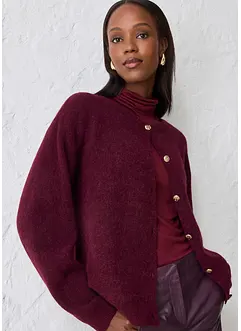 Cardigan in misto alpaca termico, bonprix
