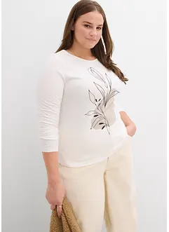 Maglia a maniche lunghe in puro cotone, bonprix