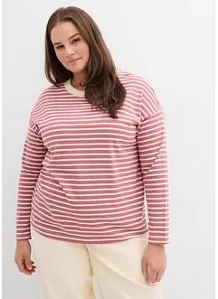 Maglia a maniche lunghe in cotone pesante, bonprix