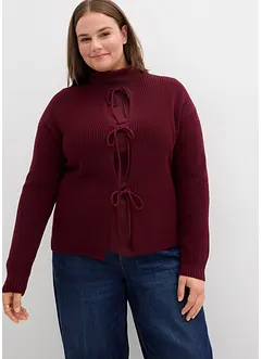 Cardigan con fiocchi, bonprix