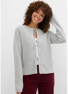 Cardigan con fiocchi, bonprix