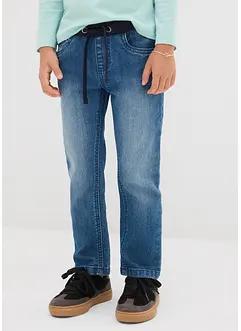 Jeans con elastico in vita, mid waist, bonprix