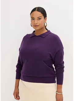 Maglione in filato fine misto viscosa, bonprix