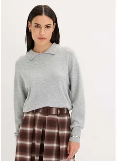 Maglione in filato fine misto viscosa, bonprix