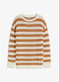 Maglione oversize in puro cotone, bonprix