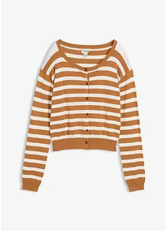 Cardigan in morbido misto viscosa a maglia fine, bonprix