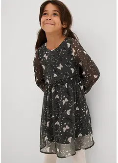 Abito svasato in chiffon, bonprix