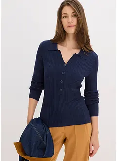 Maglione morbido in filato fine misto viscosa, bonprix