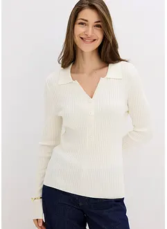 Maglione morbido in filato fine misto viscosa, bonprix