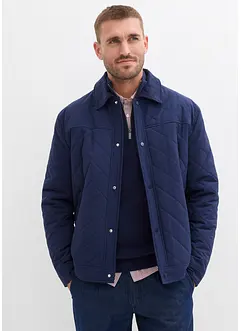 Giacca trapuntata con colletto in velluto a coste, bonprix