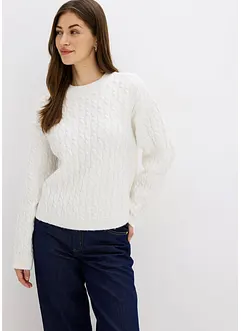 Maglione a trecce, bonprix
