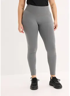 Leggings sportivi senza cuciture, arricciati dietro, bonprix
