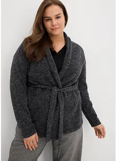 Cardigan in filato peloso morbido, bonprix