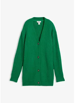 Cardigan in filato grosso di misto lana morbido, bonprix