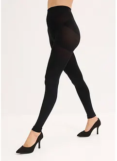 Leggings modellanti 80 DEN ultra-coprenti con push-up e contenimento addome, bordo vita confortevole, bonprix