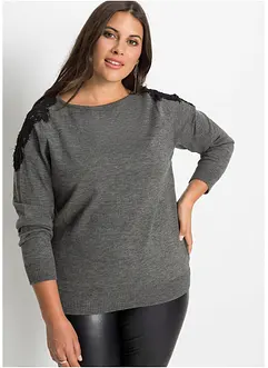 Maglione in filato fine, bonprix