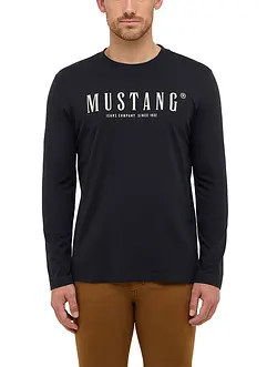 Maglia a maniche lunghe Mustang Asheville in puro cotone, Mustang Jeans