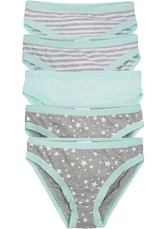 Slip con morbido cotone (pacco da 5), bonprix