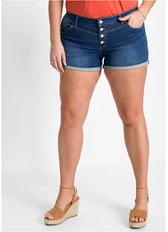 Shorts di jeans, vita media, bonprix