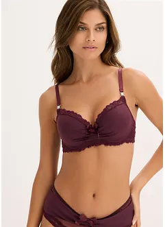 Reggiseno con coppe preformate e poliammide riciclata, bonprix