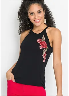 Top con ricamo, bonprix