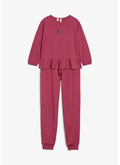 Maglia e pantaloni da jogging con cotone biologico (set 2 pezzi), bonprix