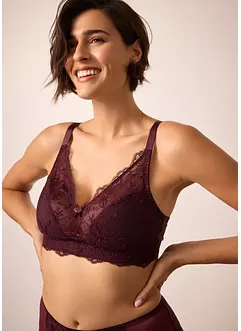 Bralette con ricami, bonprix
